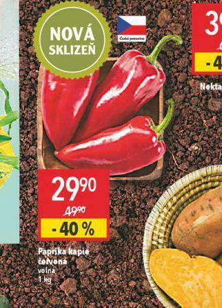 Globus Paprika nabídka