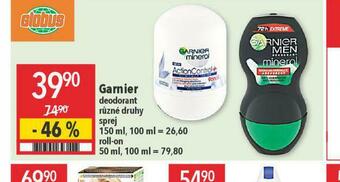 Globus Garnier deodorant nabídka