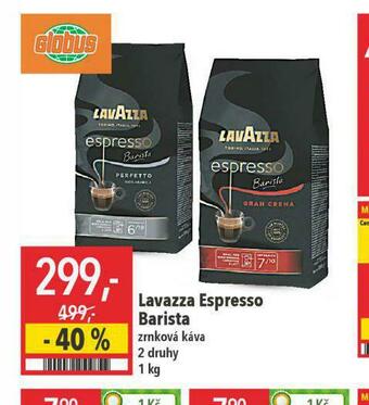 Globus Lavazza káva nabídka