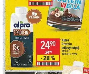 Globus Alpro protein sójový nápoj nabídka