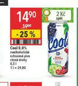 Globus Cool nealko nabídka