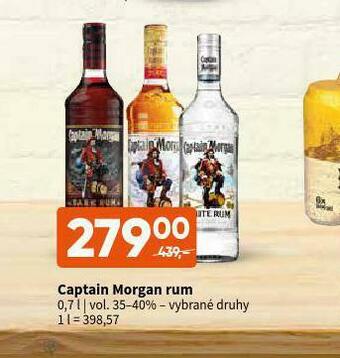 Terno Captain morgan rum nabídka