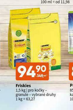 Terno Friskies granule pro kočky nabídka