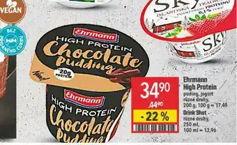 Globus Ehrmann high protein mousse nabídka