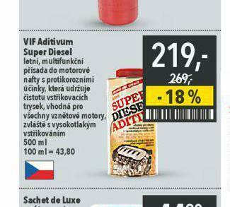 Globus Vif aditivum super diesel nabídka