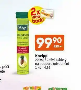Terno Kneipp šumivo tzablety na podporu odvodnění nabídka
