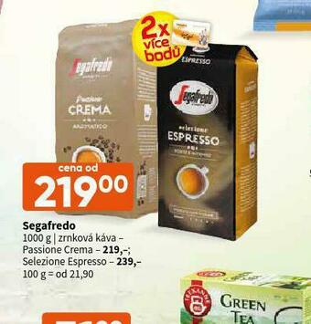 Terno Segafredo selezione espresso nabídka