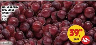 Penny Market Stolní hrozny révy vinné modré nabídka