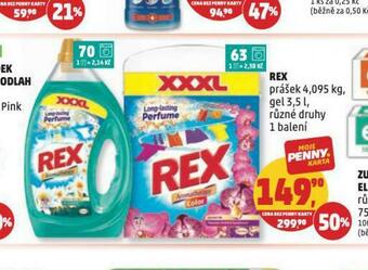 Penny Market Rex prací prostředek nabídka