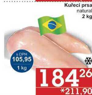 Jip Kuřecí prsa natural, 2 kg nabídka