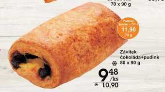 Jip Závitek čokoláda+pudink, 1 ks nabídka