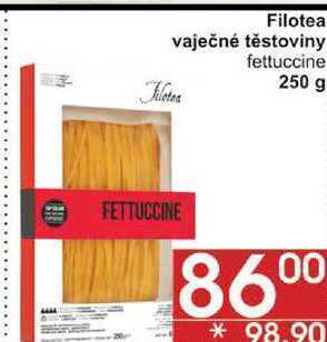 Jip Filotea vaječné těstoviny fettuccine, 250 g nabídka