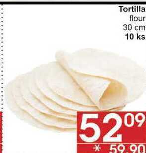 Jip Tortilla flour 30 cm, 10 ks nabídka
