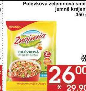 Jip Polévková zeleninová směs jemně krájená, 350 g nabídka