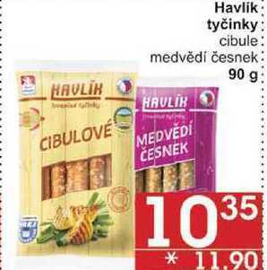 Jip Havlík tyčinky cibule, 90 g nabídka