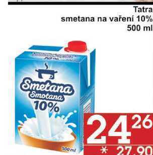 Jip Tatra smetana na vaření 10%, 500 ml nabídka