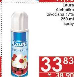 Jip Laura šlehačka živočišná 17%, 250 ml spray nabídka