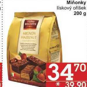 Jip Miňonky lískový oříšek, 200 g nabídka