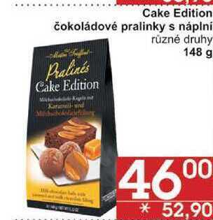 Jip Cake edition čokoládové pralinky s náplní různé druhy, 148 g nabídka
