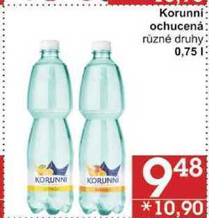 Jip Korunni ochucená různé druhy, 0,75 l nabídka