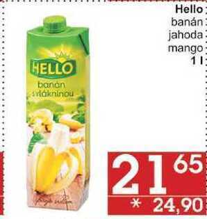 Jip Hello banán, 1 l nabídka