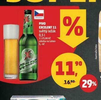Penny Market Pivo excelent 11 nabídka