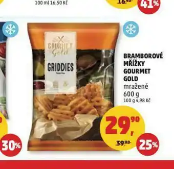 Penny Market Bramborové mřížky gourmet gold nabídka