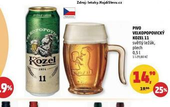 Penny Market Pivo velkopopovický kozel 11 nabídka