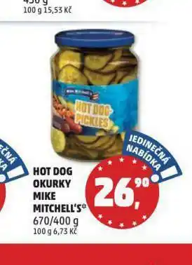 Penny Market Hot dog okurky nabídka