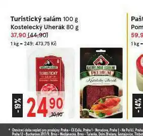 Žabka Turistický salám nabídka