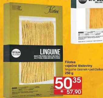 Jip Filotea vaječné těstoviny linguine česnek+petrželka, 250 g nabídka