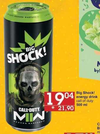 Jip Big shock! energy drink call of duty, 500 ml nabídka