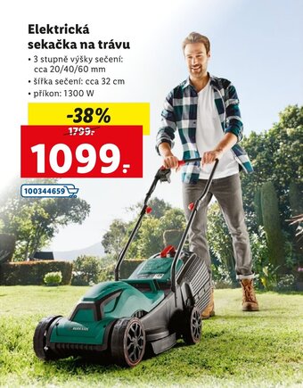 Lidl Elektrická sekačka na trávu nabídka