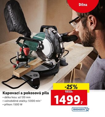 Lidl Kapovací a pokosová pila nabídka