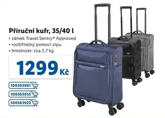 Lidl Příruční kufr, 35/40 nabídka