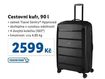 Lidl Cestovní kufr, 90 l nabídka