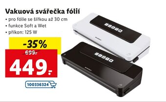 Lidl Vakuová svářečka fólií nabídka