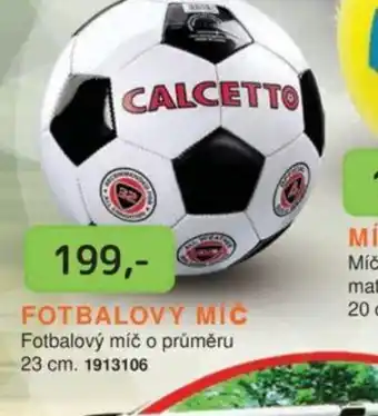 Dráčik FOTBALOVÝ MÍČ Fotbalový míč o průměru 23 cm. 1913106 nabídka