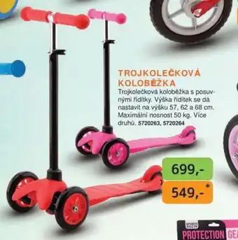 Dráčik TROJKOLEČKOVÁ KOLOBĚŽKA nabídka