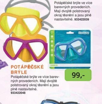 POTÁPĚČSKÉ BRÝLE