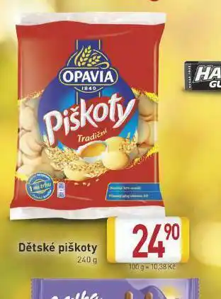 Billa Opavia dětské piškoty nabídka