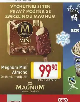 Billa Magnum mini almond nabídka