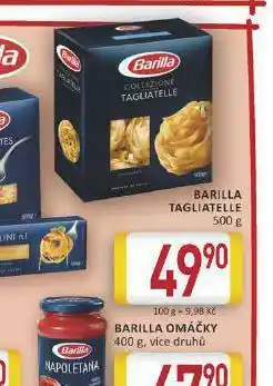 Billa Barila tagliatelle nabídka