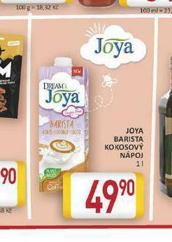 Billa Joya barista kokosový nápoj nabídka