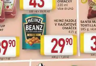Billa Heinz fazole v rajčatové omáčce nabídka