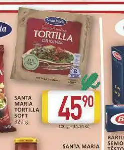 Billa Santa maria tortilla soft nabídka
