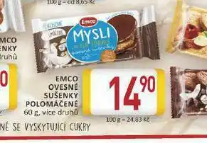 Billa Emco ovesné sušenky polomáčené nabídka