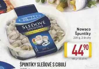 Billa Nowaco špuntíky nabídka