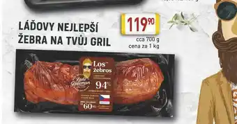 Billa Láďovy nejlepší žebra na tvůj gril nabídka