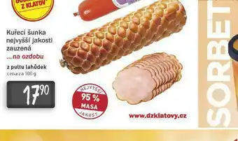 Billa Kuřecí šunka nejvyšší jakosti nabídka